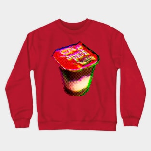 Snack Pack Pudding Snack Glitch Crewneck Sweatshirt